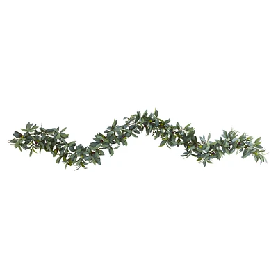 6.5ft. Olive Branch Garland