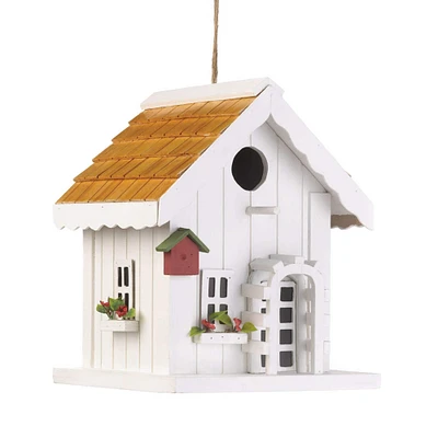 9" Cheerful Happy Home Birdhouse