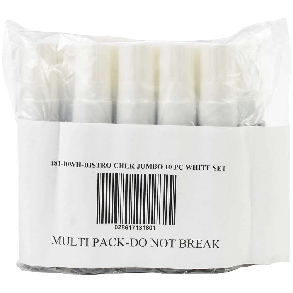 Marvy® Uchida Bistro White Jumbo Broad Point Chalk Marker, 10ct.