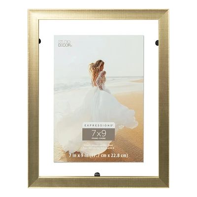 12 Pack: Gold 7" x 9" Float Frame, Expressions™ by Studio Décor®