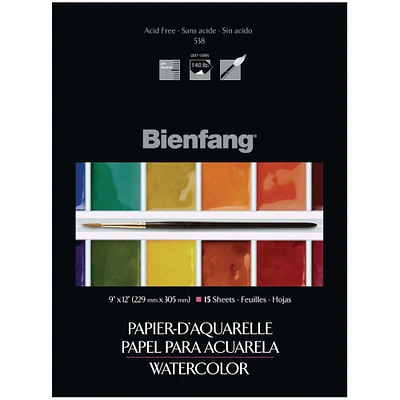 6 Pack: Bienfang® Student Watercolor Pad, 9" x 12"