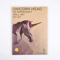 Papercraft World Unicorn 3D Papercraft Wall Art DIY Kit