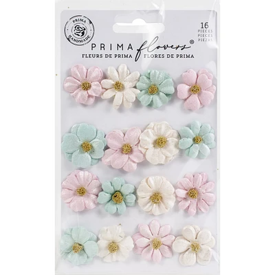 Prima® With Love Collection Little Kisses Mulberry Paper Flowers