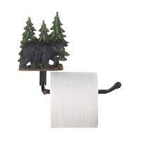 Black Bear Toilet Paper Holder