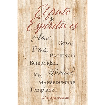 El Fruto Del Espíritu Es: The Fruit of the Spirit Wall Plaque