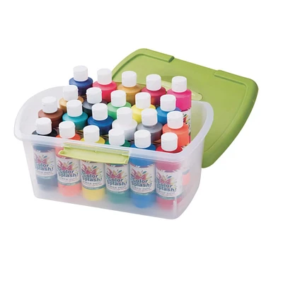 S&S® Worldwide Color Splash!® Acrylic Paint In A Tub Set