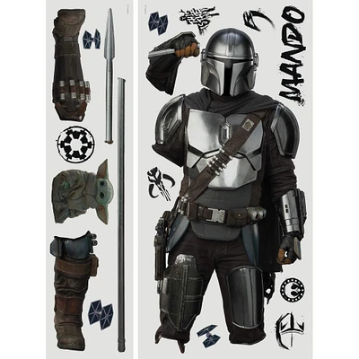 RoomMates Star Wars The Mandalorian In Beskar Peel & Stick Giant Wall Decal