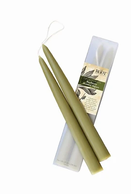 Root Candles 9" Bayberry Dipped Taper Dinner Candles, 2ct.