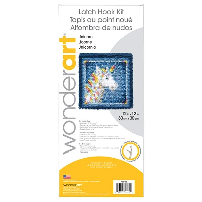 WonderArt® Unicorn Latch Hook Kit
