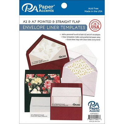 PA Paper™ Accents Envelope Liner Templates