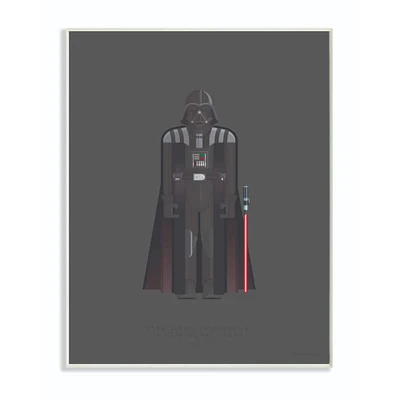 Stupell Industries Star Wars Darth Vader Fashion Design Wall Plaque