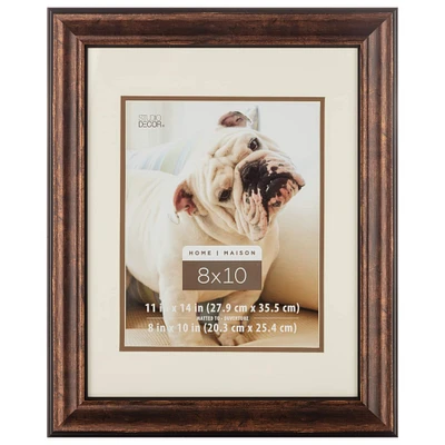 8 Pack: Bronze 8" x 10" Frame with Mat, Home by Studio Décor®