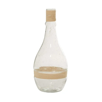 The Novogratz 20" Clear Glass Coastal Vase