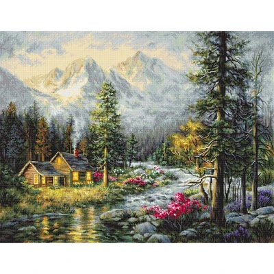 Luca-s Camper's Cabin Counted Cross Stitch Kit