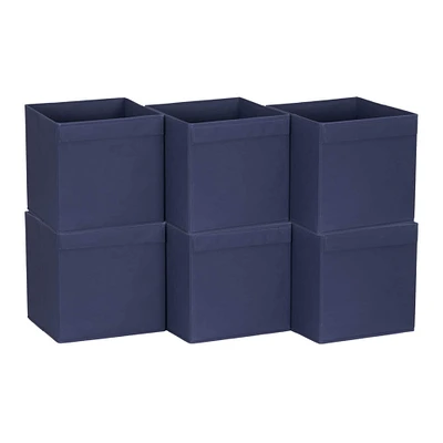 Household Essentials 11" Storage Cubes with Lip Handles, 6ct.