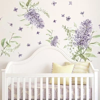 RoomMates Lilac Peel & Stick Giant Wall Decals