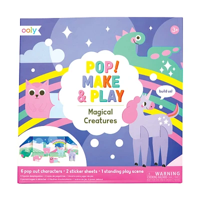 12 Pack: OOLY Pop! Make & Play Magical Creatures Activity Scene