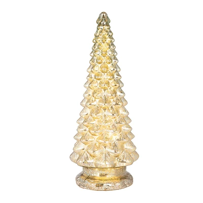 Mr. Christmas 20" Mercury Glass Tree with Twinkling Lights 