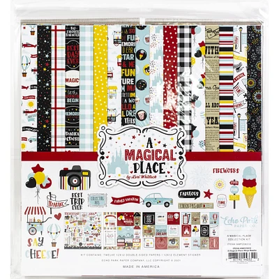 Echo Park Mega Bundle Collection Kit 12"X12"-A Magical Place