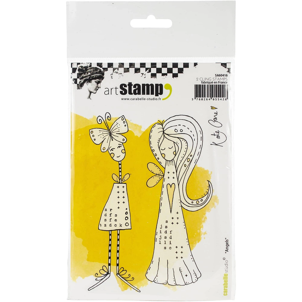 Carabelle Studio® Angels A6 Cling Stamp Set