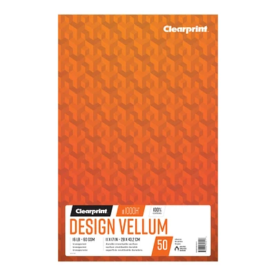 Clearprint™ 1000H® Design Vellum Ungridded Pad