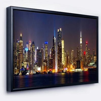 Designart - New York Skyline at Night