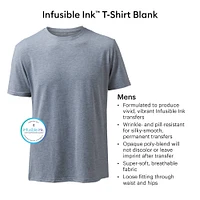 Cricut® Gray Unisex Crew Neck T-Shirt Blank