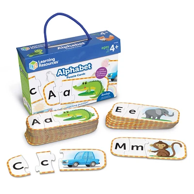 Learning Resources Upper 'n Lowercase Alphabet Puzzle Cards