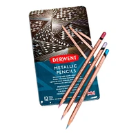 6 Packs: 12 ct. (72 total) Derwent® Metallic Pencil Tin