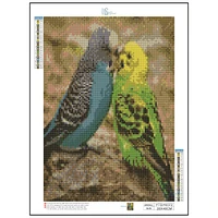 Sparkly Selections Beginner Two Parakeets Diamond Painting Kit