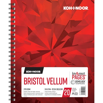 Koh-I-Noor® Spiral Bristol Vellum Pad