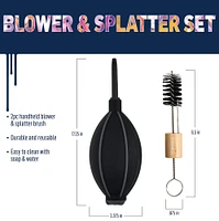 12 Pack: FolkArt® Drizzle™ Blow & Splatter Set