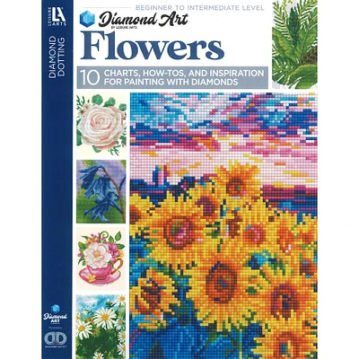Diamond Art Flowers Painting Charts & Idea Book