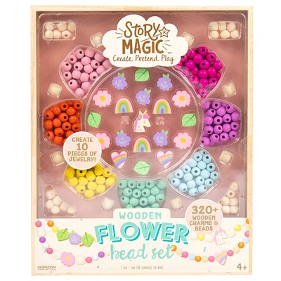 Story Magic Wooden Flower Bead Set
