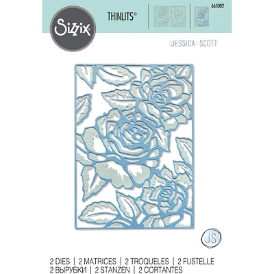 Sizzix® Thinlits™ By Jessica Scott Floral Lattice Die Set