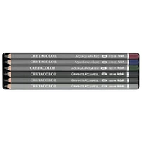 6 Pack: Cretacolor® Graphite Water-Soluble Pencil Pocket Set