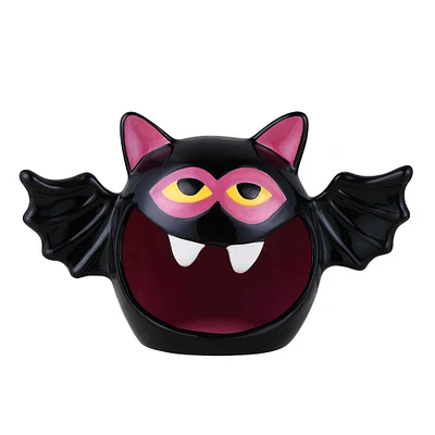 Mr. Halloween 9" Motion Activated Ceramic Bat Candy Bowl