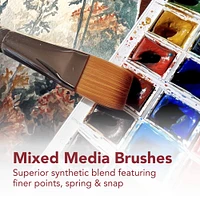 Princeton™ Velvetouch™ Series 3900 Long Handle Flat Brush