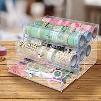 Deflecto® Clear Washi Tape Storage Cube