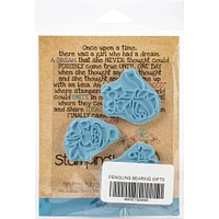 Stamping Bella Penguins Bearing Gifts Cling Stamps