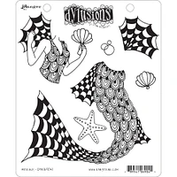 Dylusions Merlady Cling Stamp Set