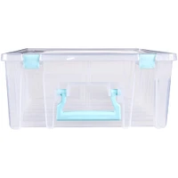 ArtBin® Aqua Super Satchel™ Double Deep Storage Bin with Dividers