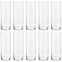 10 Pack: 15" Cylinder Glass Vase by Ashland™