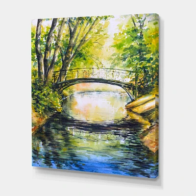 Designart - Bridge Over Troubled Water In Forest Park