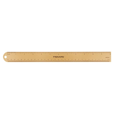 12 Pack: Fiskars® 12" Rose Gold Metal Ruler