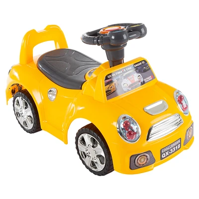 Toy Time Yellow Ride-On Car