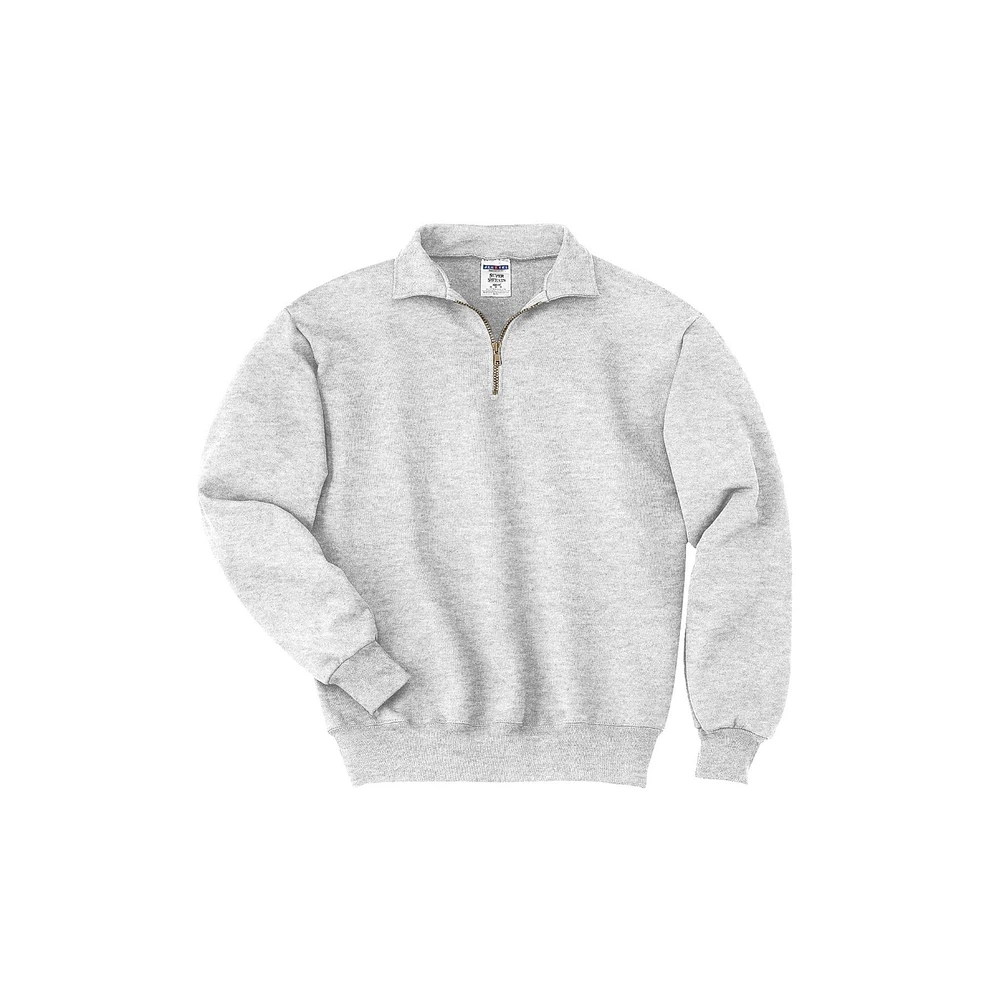 JERZEES® Super Sweats® NuBlend® 1/4 Zip Cadet Collar Sweatshirt