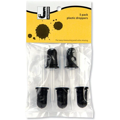 9 Packs: 5 ct. (45 total) Jacquard Plastic Droppers