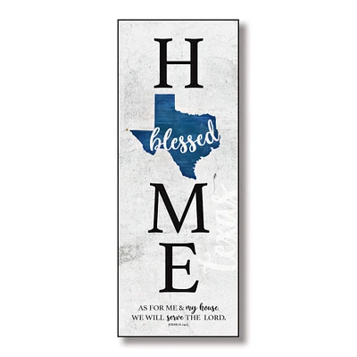 Blessed Texas Home Wall Plaque