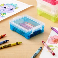 Teal Stacking Crayon Box by Simply Tidy™